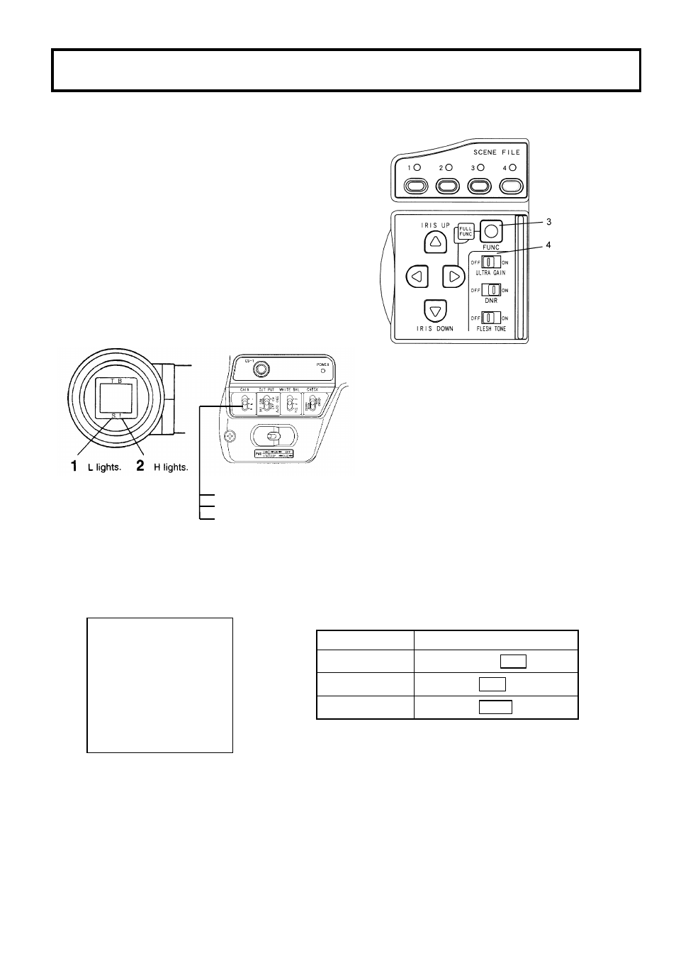 Video gain selection ･･････････････････34, Video gain selection | Hitachi V-21W User Manual | Page 45 / 86