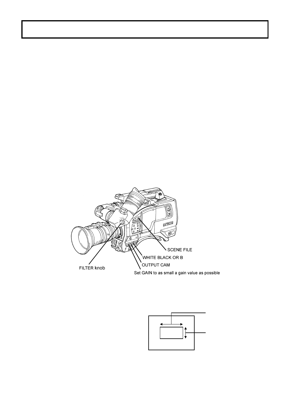 White and black balance adjustment ････35, White and black balance adjustment, White balance adjustment | Hitachi V-21W User Manual | Page 46 / 86