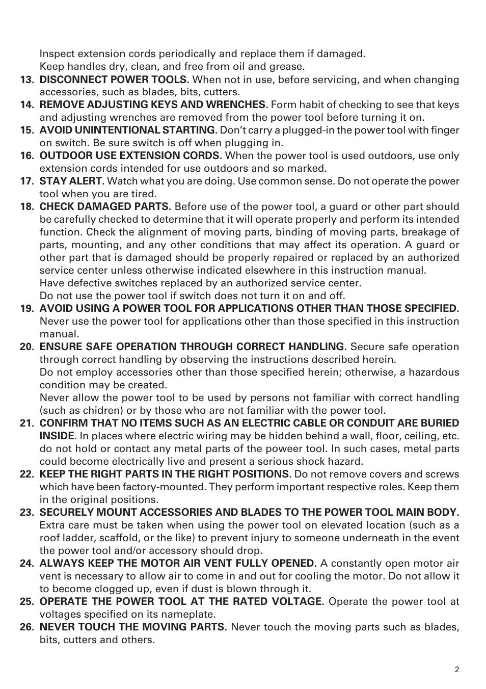 Hitachi H 65 User Manual | Page 3 / 12