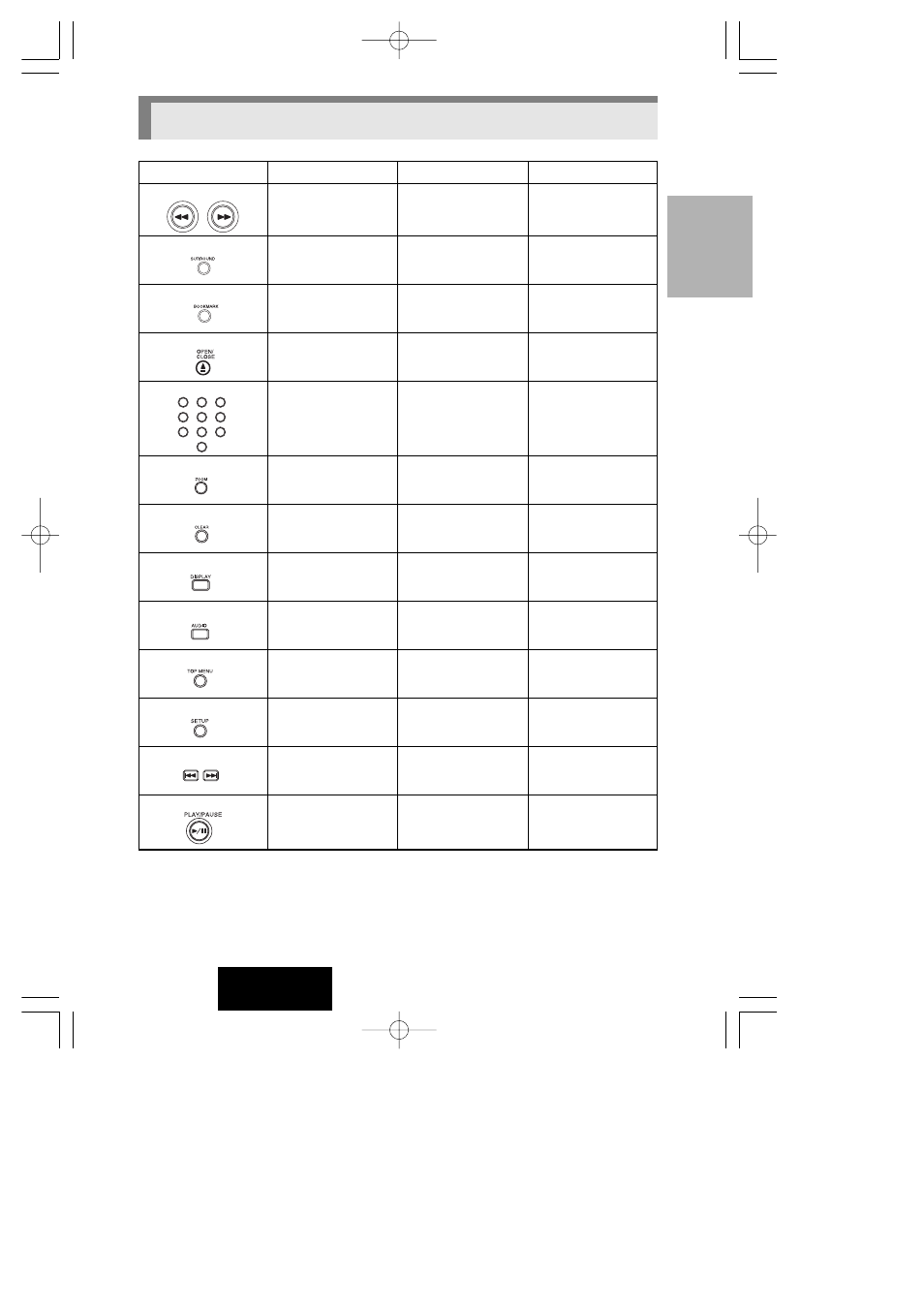 Our of the remote control, English, Setup | Hitachi DVP315U User Manual | Page 19 / 47