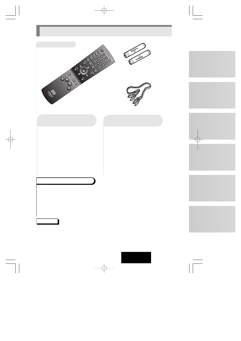 Efore you start | Hitachi DVP315U User Manual | Page 6 / 47