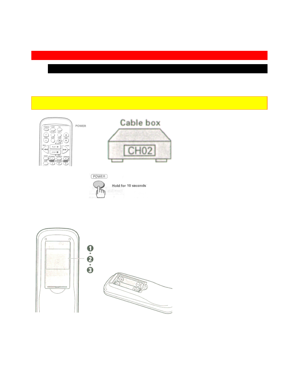 Remote operation, Install batteries in the remote control | Hitachi VT-FX6402A User Manual | Page 10 / 64