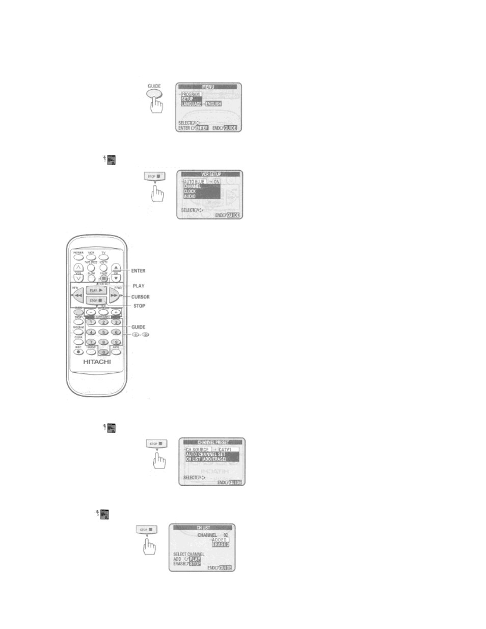 Hitachi VT-FX6402A User Manual | Page 26 / 64