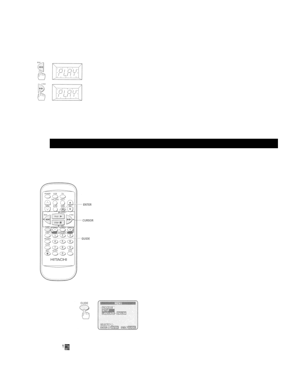 Choosing a mode for audio playback | Hitachi VT-FX6402A User Manual | Page 34 / 64