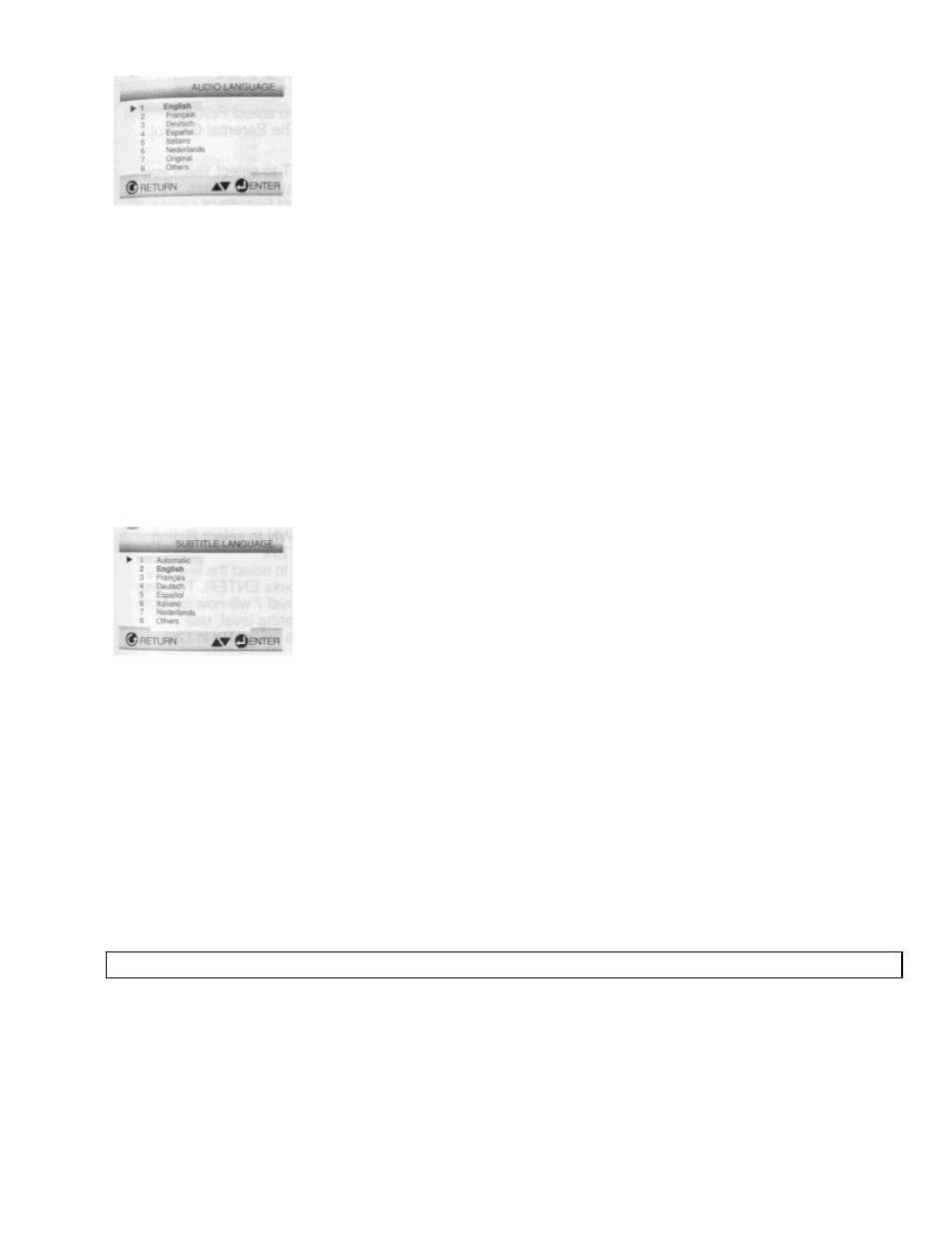 Using the subtitle language | Hitachi DVP305U User Manual | Page 32 / 39