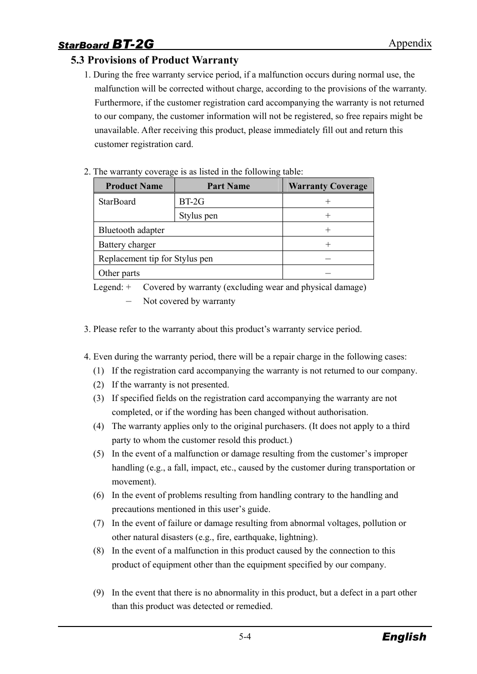 Bt-2g | Hitachi StarBoard BT2G-061101 User Manual | Page 36 / 40