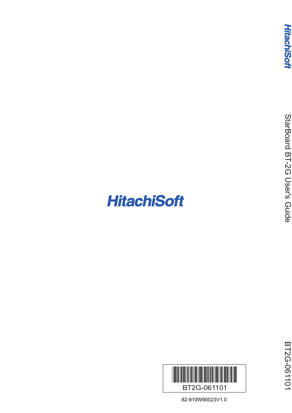 Starboard bt-2g user's guide | Hitachi StarBoard BT2G-061101 User Manual | Page 40 / 40