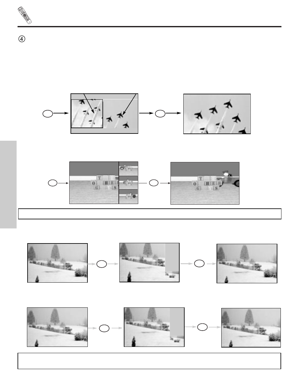 Picture-in-picture (pip), The remote control | Hitachi 42HDT50 User Manual | Page 34 / 84