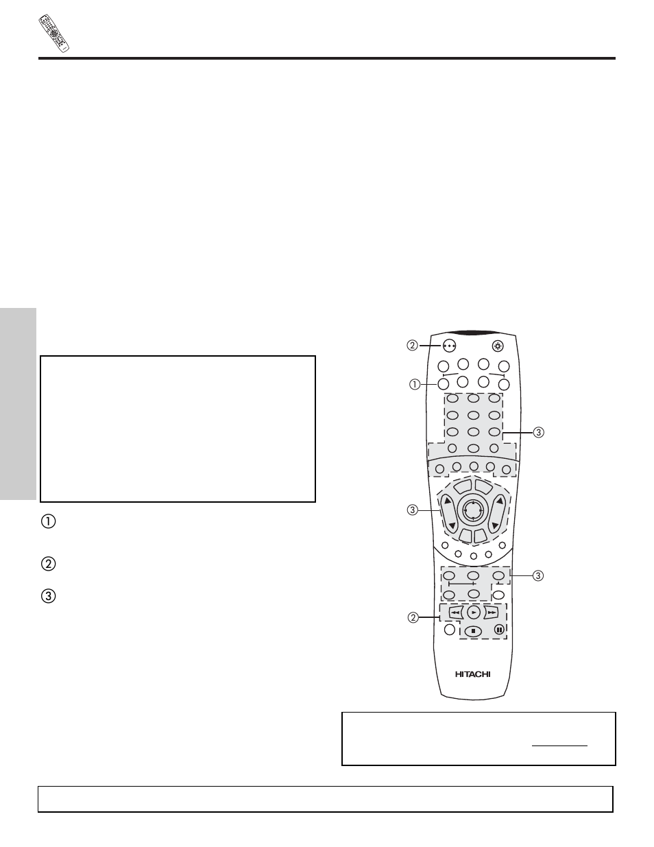 Using the remote to control dvd functions, The remote control, My dvd player code is | Hitachi 42HDT50 User Manual | Page 38 / 84