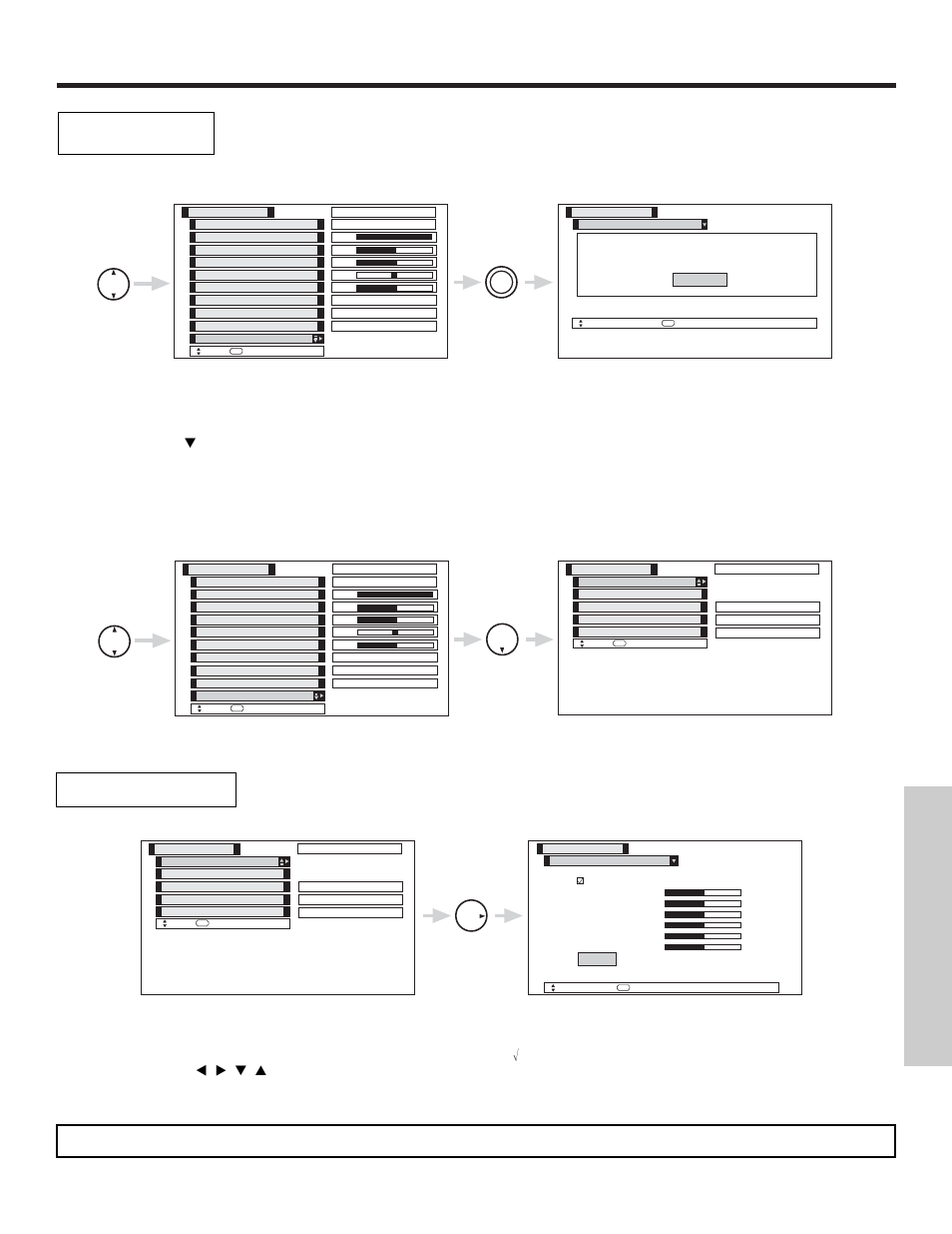 Video, On-screen displa y | Hitachi 42HDT50 User Manual | Page 45 / 84