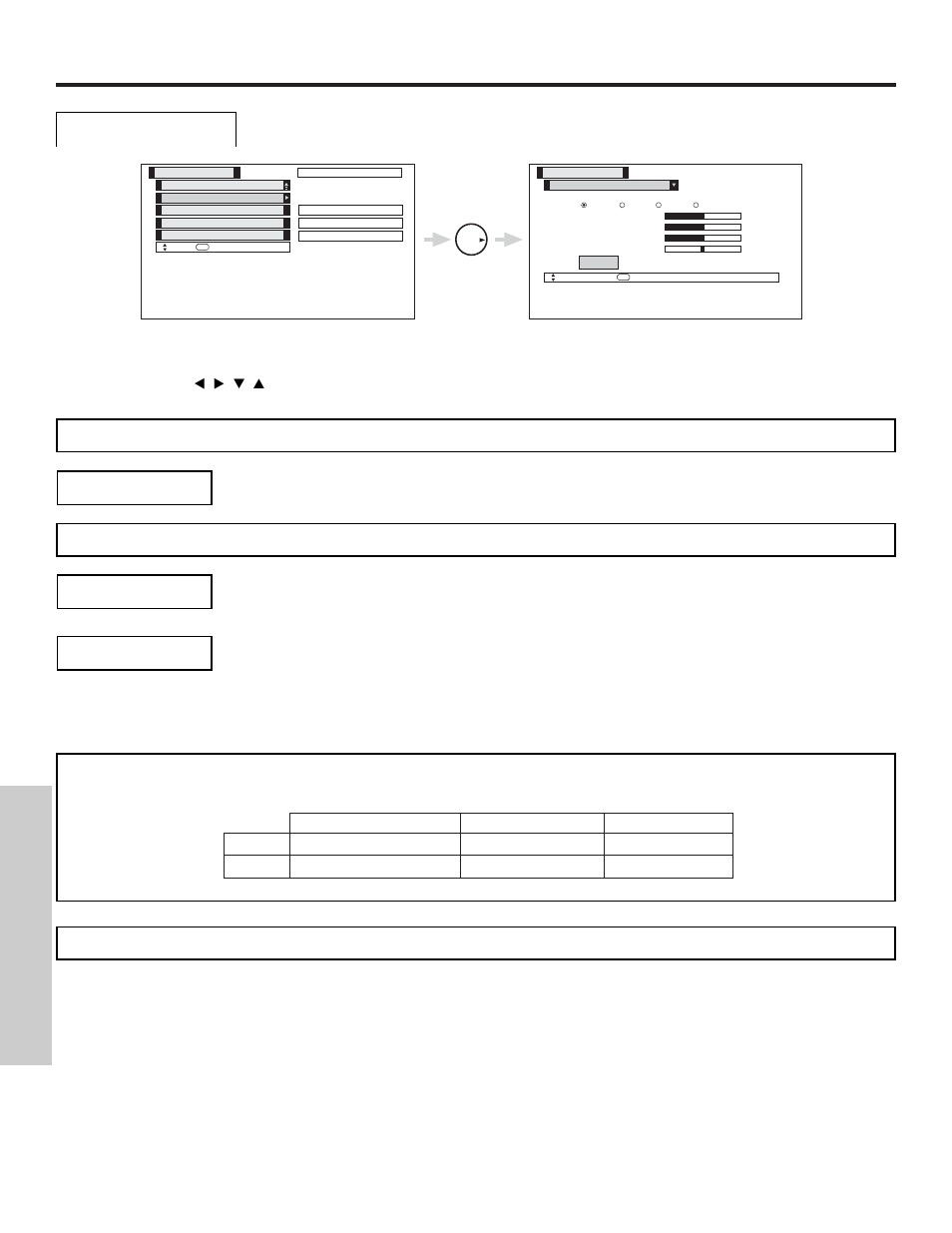 Video, On-screen displa y | Hitachi 42HDT50 User Manual | Page 46 / 84