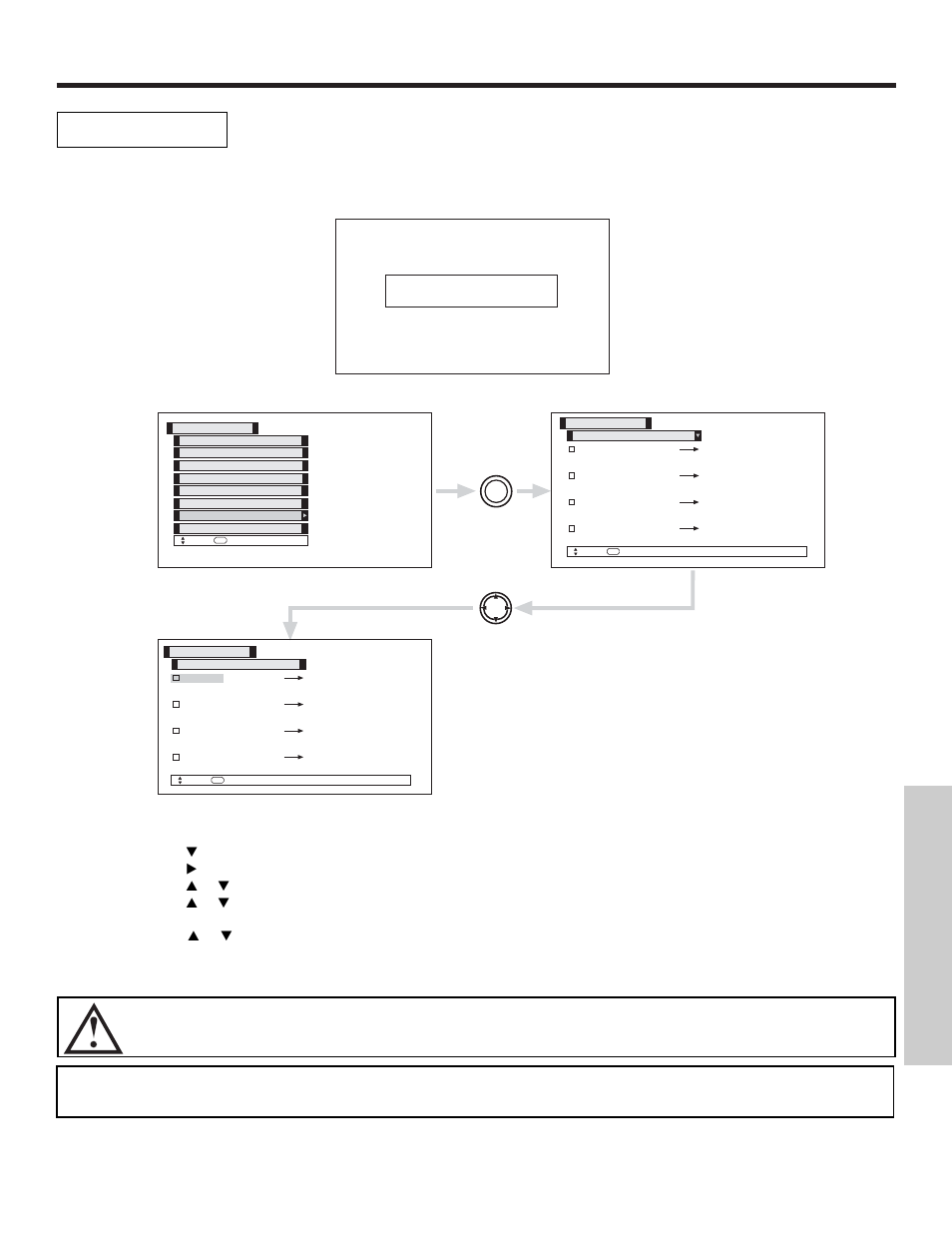 Setup, On-screen displa y | Hitachi 42HDT50 User Manual | Page 63 / 84