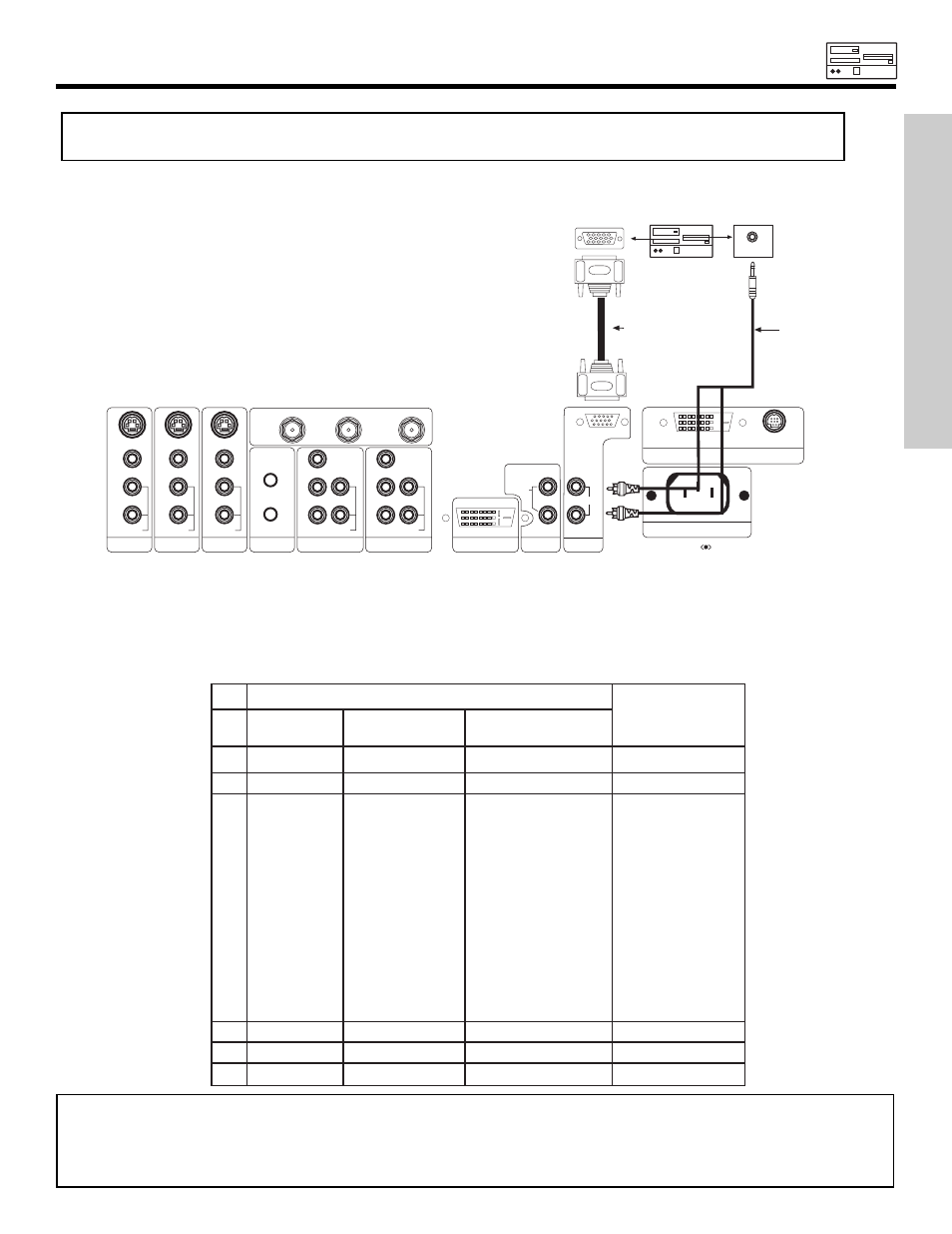 Rgb on screen display, Using the rgb input | Hitachi 42HDT50 User Manual | Page 65 / 84