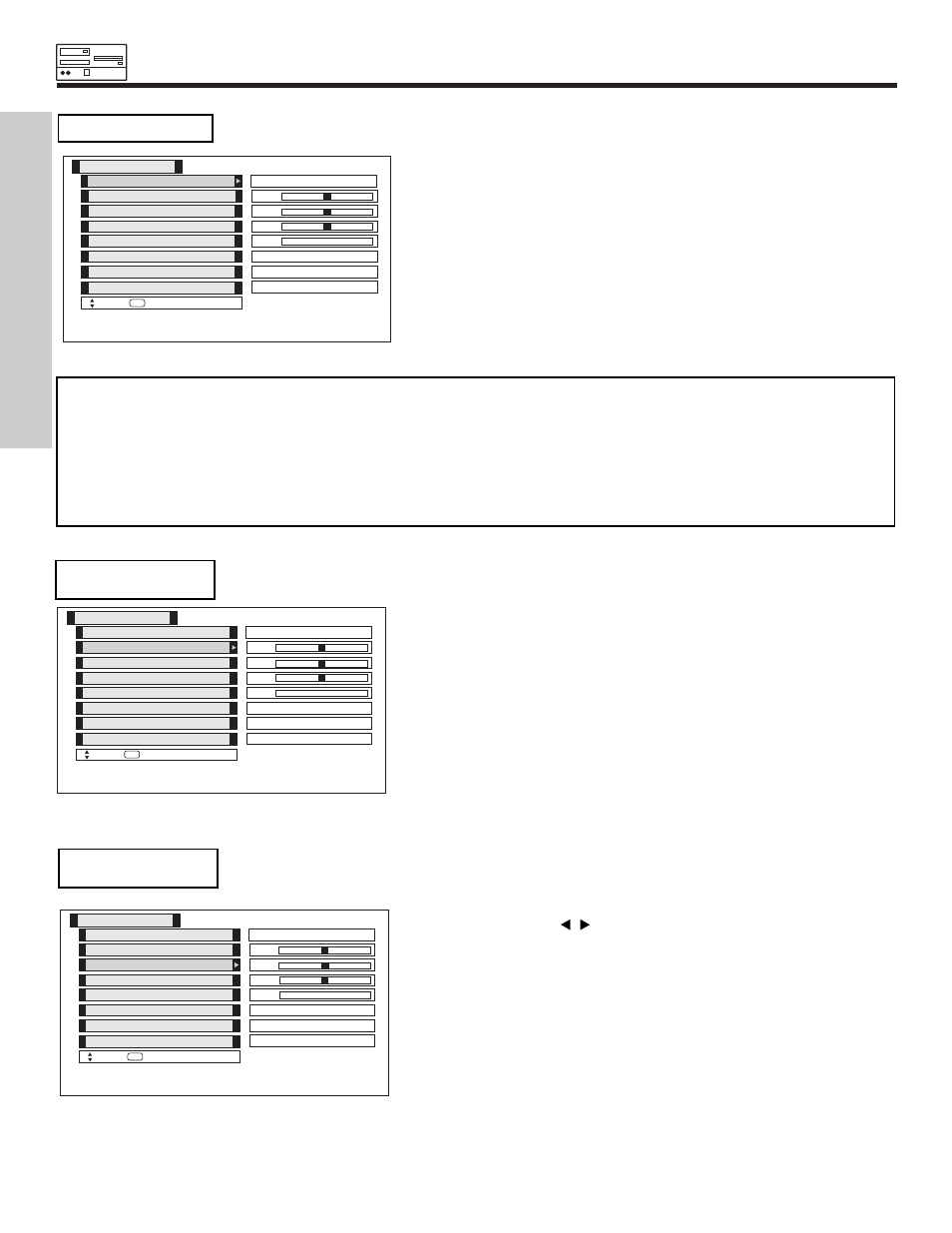 Rgb on screen display, Using the rgb input | Hitachi 42HDT50 User Manual | Page 72 / 84