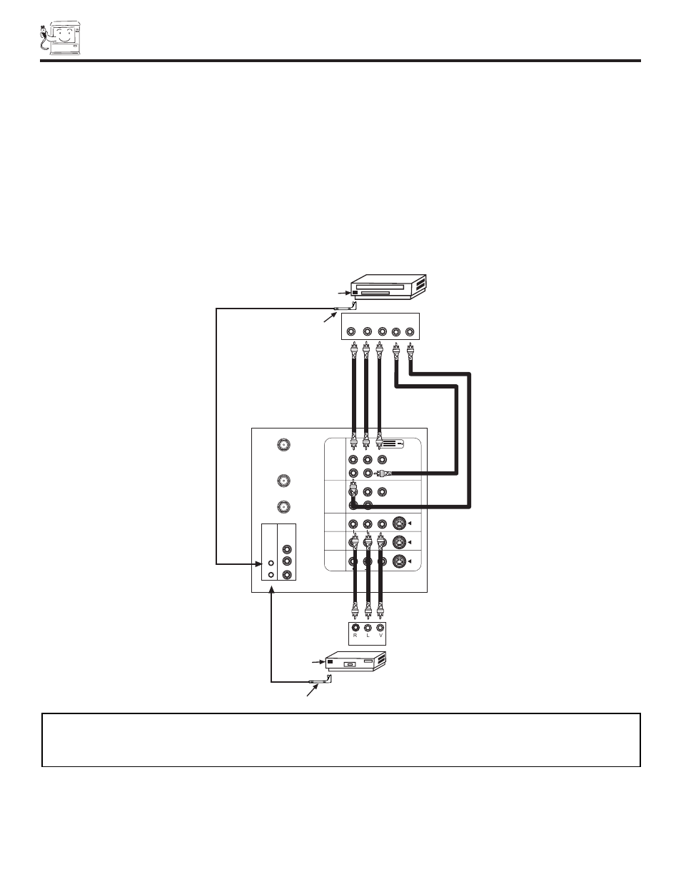 Connecting a/v network | Hitachi 57TWX20B User Manual | Page 18 / 72