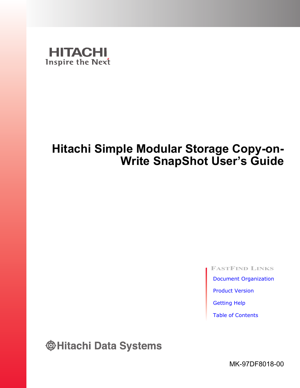 Hitachi MK-97DF8018-00 User Manual | 90 pages