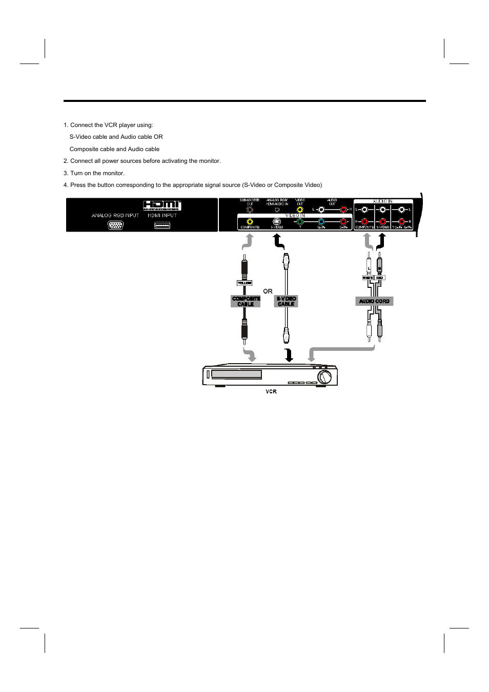 Connecting external sources | Hitachi 42HDM12A User Manual | Page 19 / 38