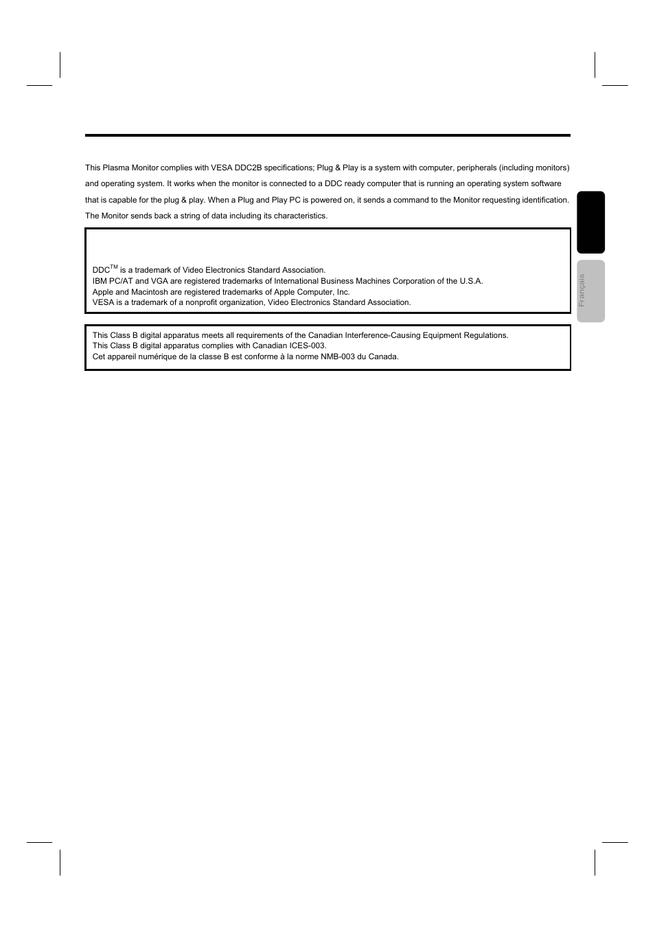 Useful information, Trademark acknowledgment | Hitachi 42HDM12A User Manual | Page 34 / 38