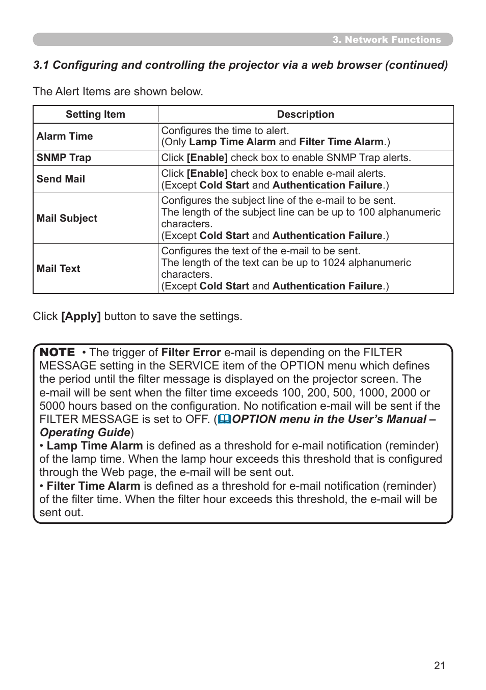 Hitachi CP-X2510N User Manual | Page 21 / 52