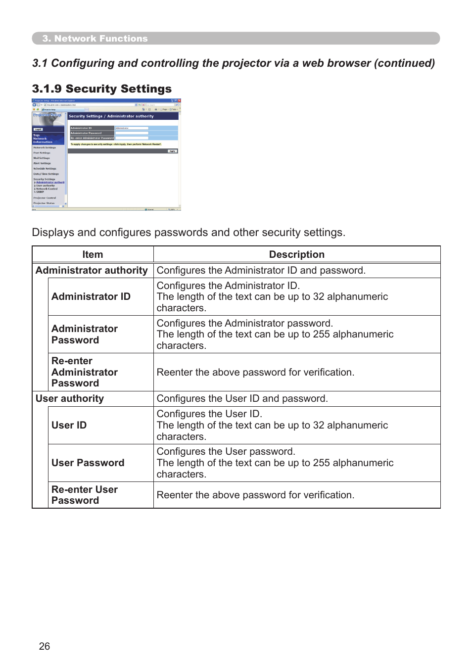 Hitachi CP-X2510N User Manual | Page 26 / 52