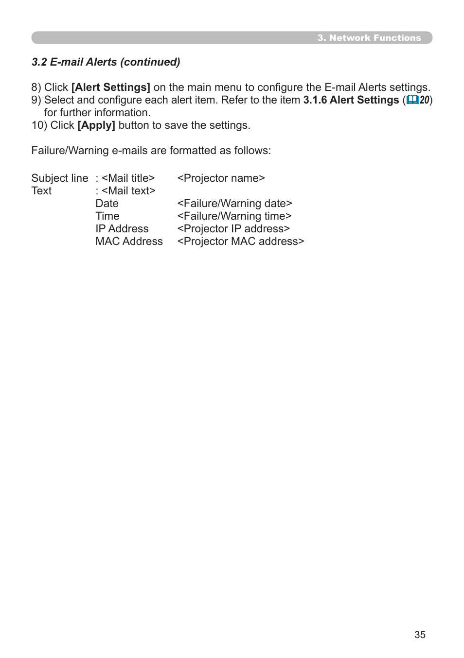 Hitachi CP-X2510N User Manual | Page 35 / 52