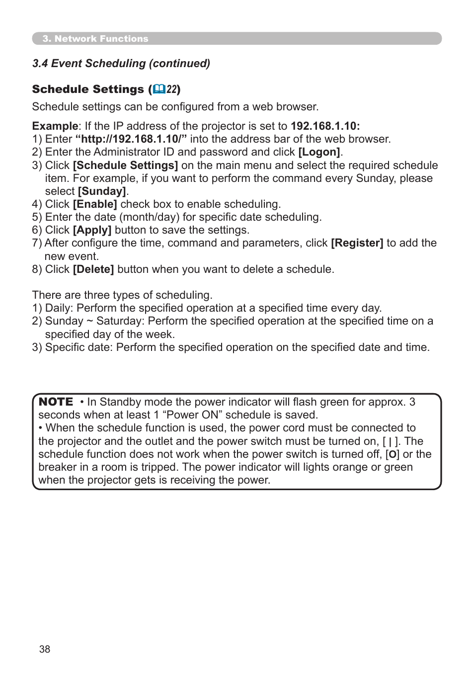 Hitachi CP-X2510N User Manual | Page 38 / 52