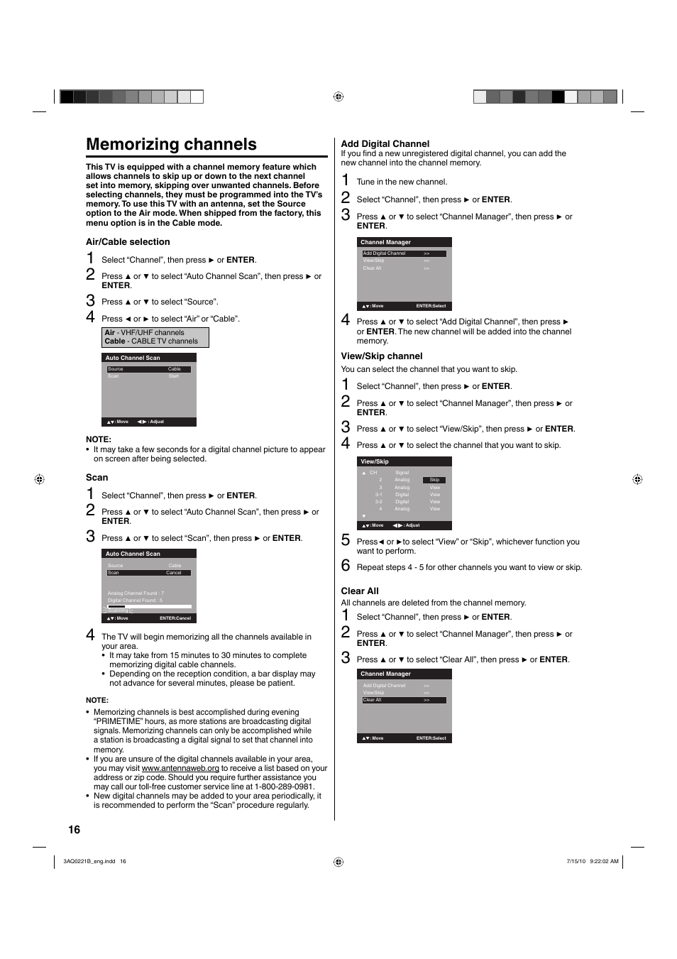 Hitachi LE19S314 User Manual | Page 16 / 27