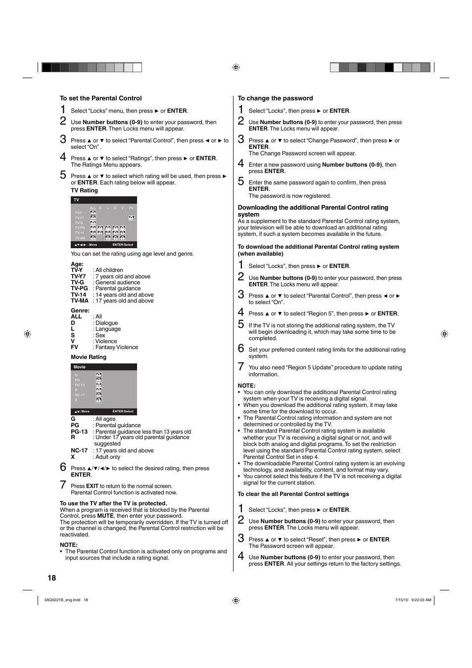 Hitachi LE19S314 User Manual | Page 18 / 27