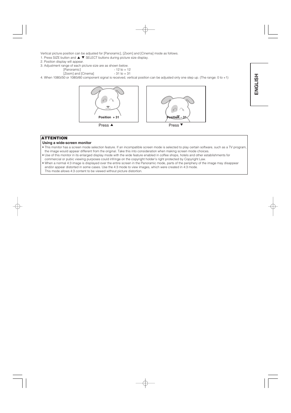 English | Hitachi 32PD5000 User Manual | Page 33 / 76