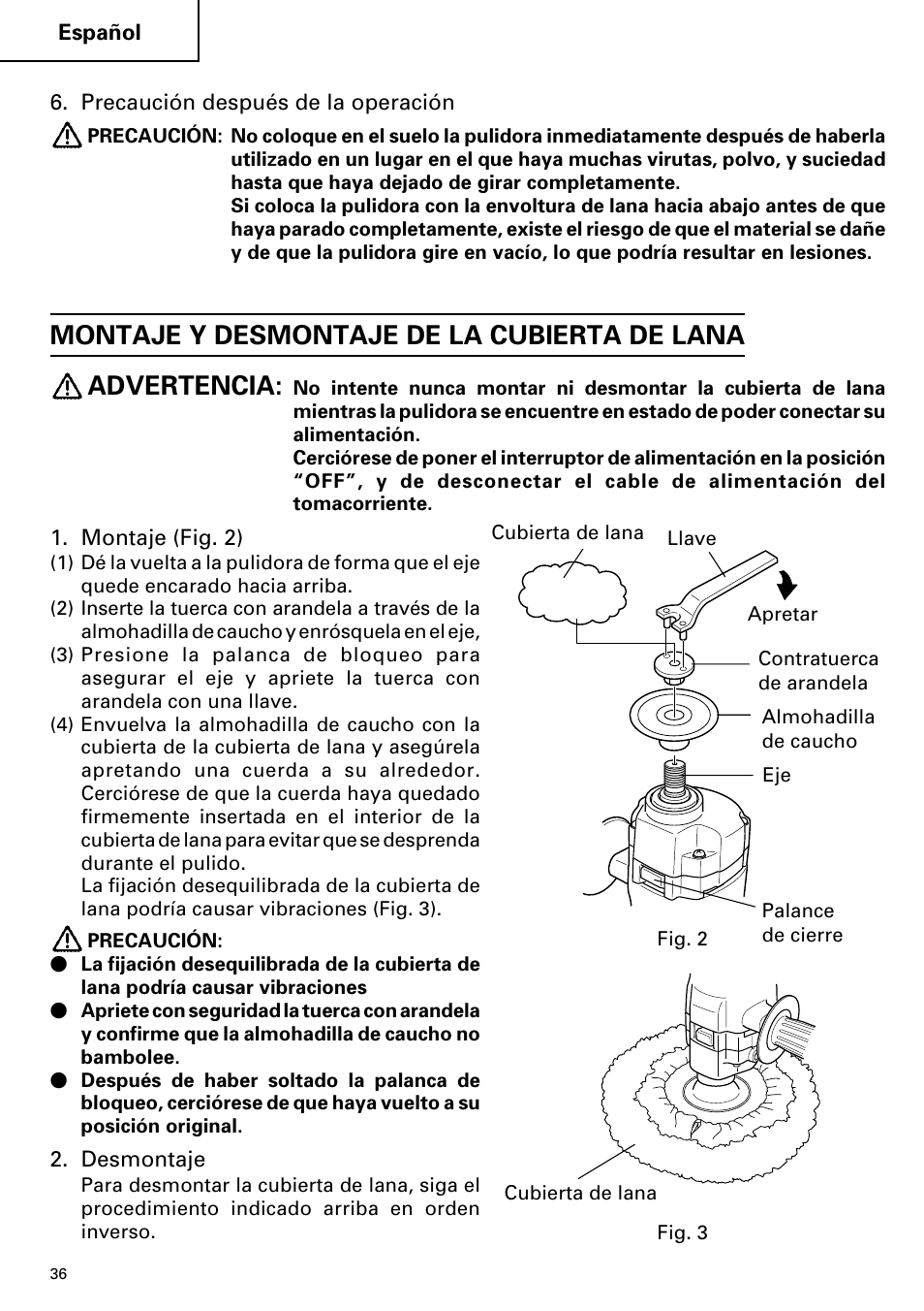 Hitachi SP 18SA User Manual | Page 36 / 40