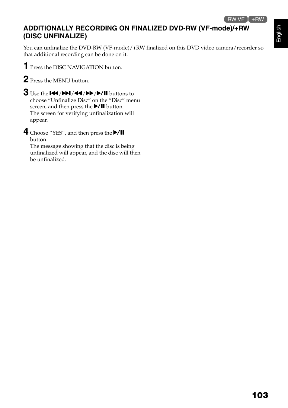 Hitachi DZ-B35A User Manual | Page 103 / 167