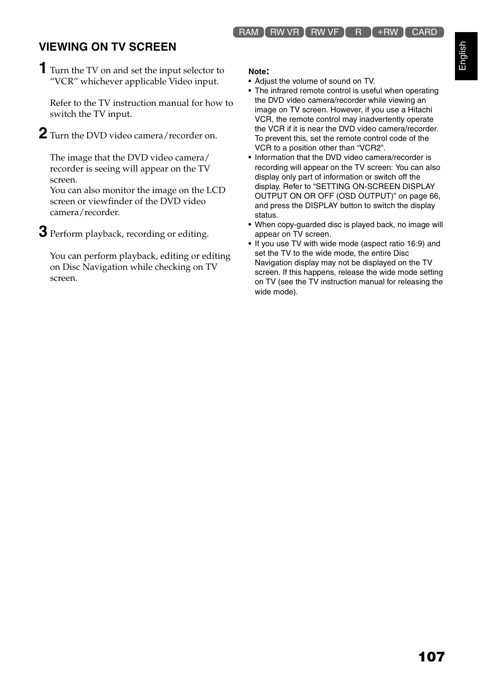 Hitachi DZ-B35A User Manual | Page 107 / 167