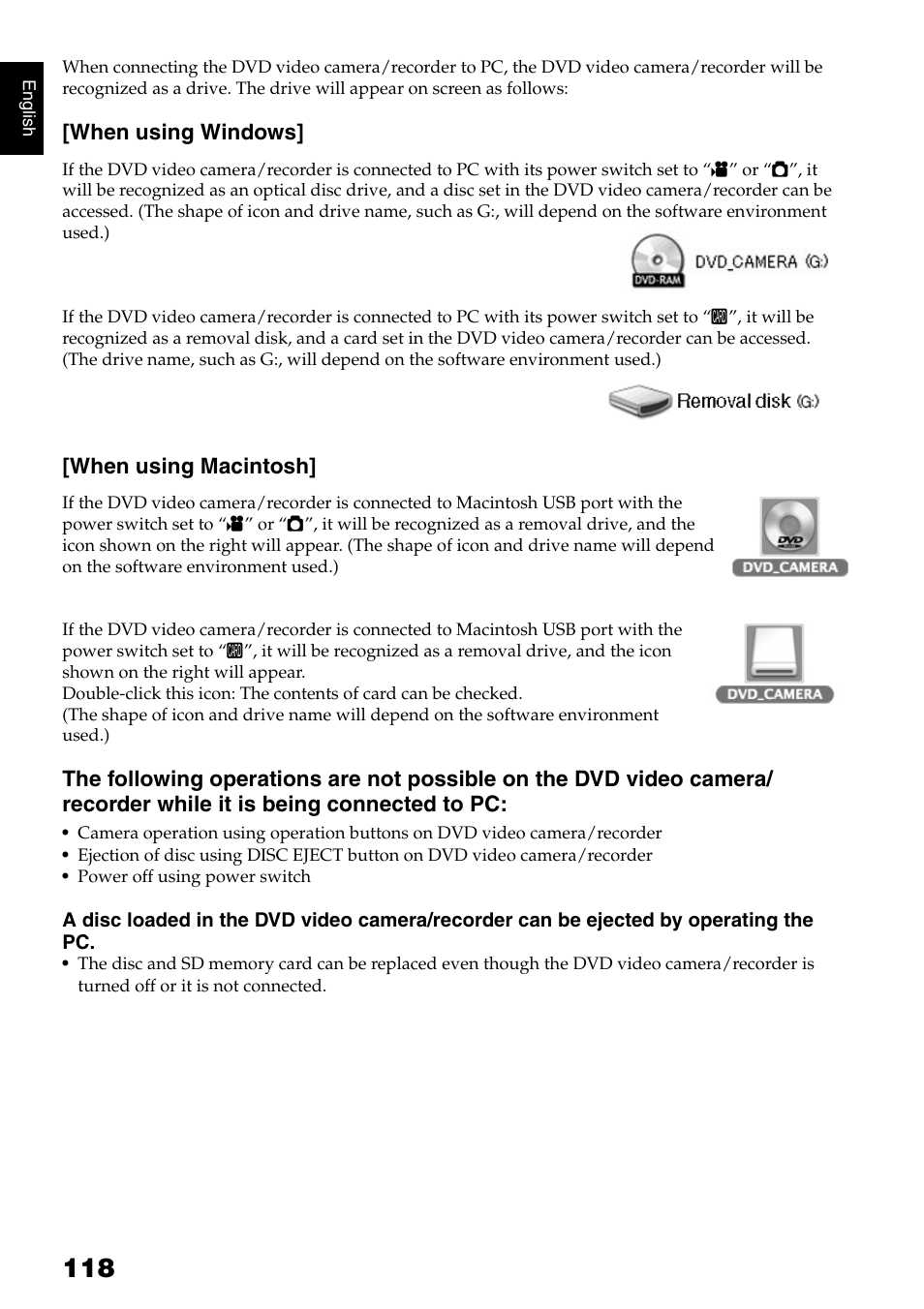 Hitachi DZ-B35A User Manual | Page 118 / 167
