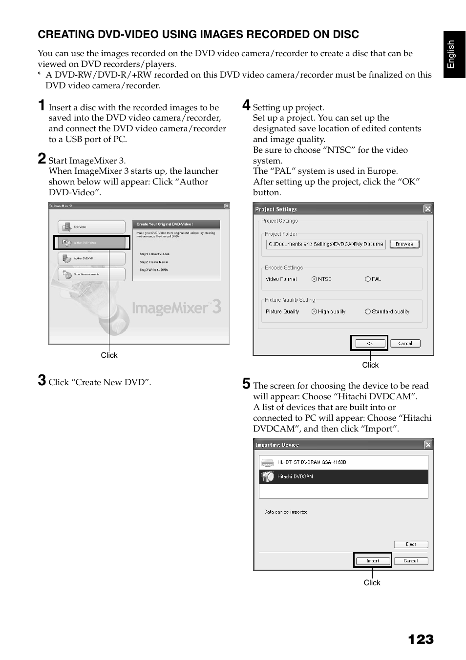 Hitachi DZ-B35A User Manual | Page 123 / 167