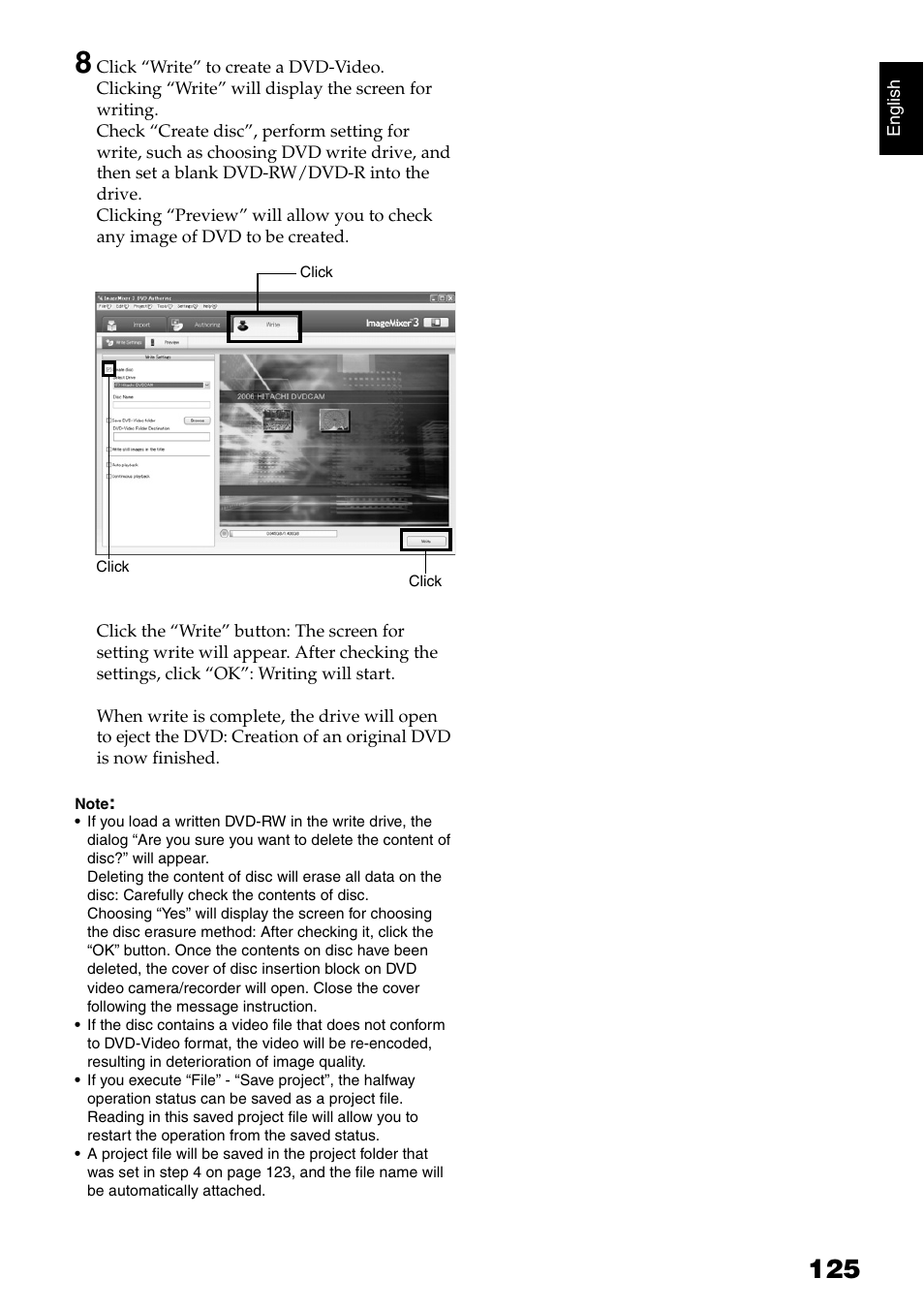 Hitachi DZ-B35A User Manual | Page 125 / 167