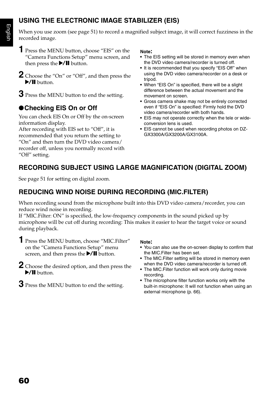 Hitachi DZ-B35A User Manual | Page 60 / 167