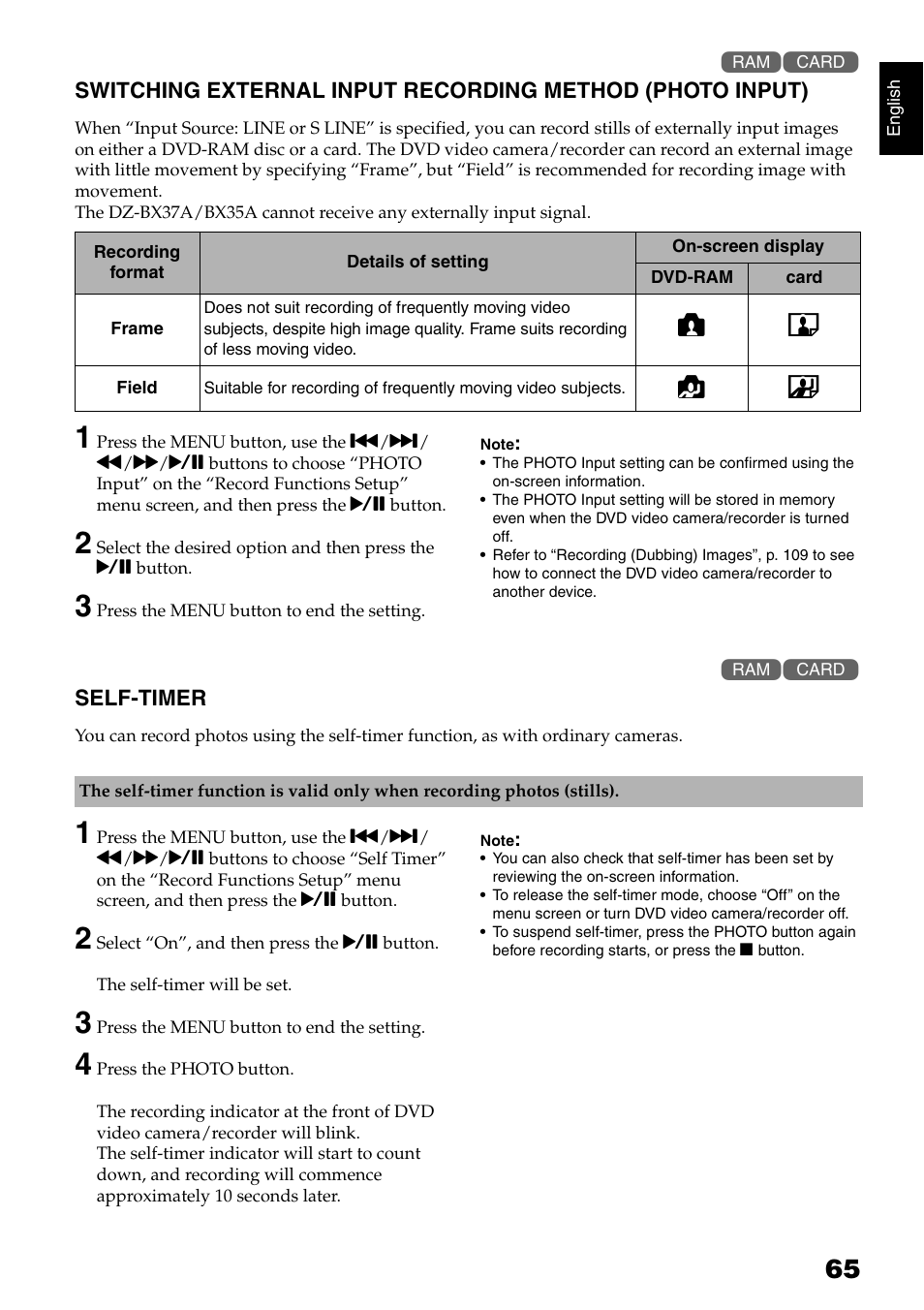 Hitachi DZ-B35A User Manual | Page 65 / 167