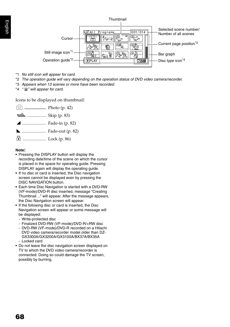 Hitachi DZ-B35A User Manual | Page 68 / 167