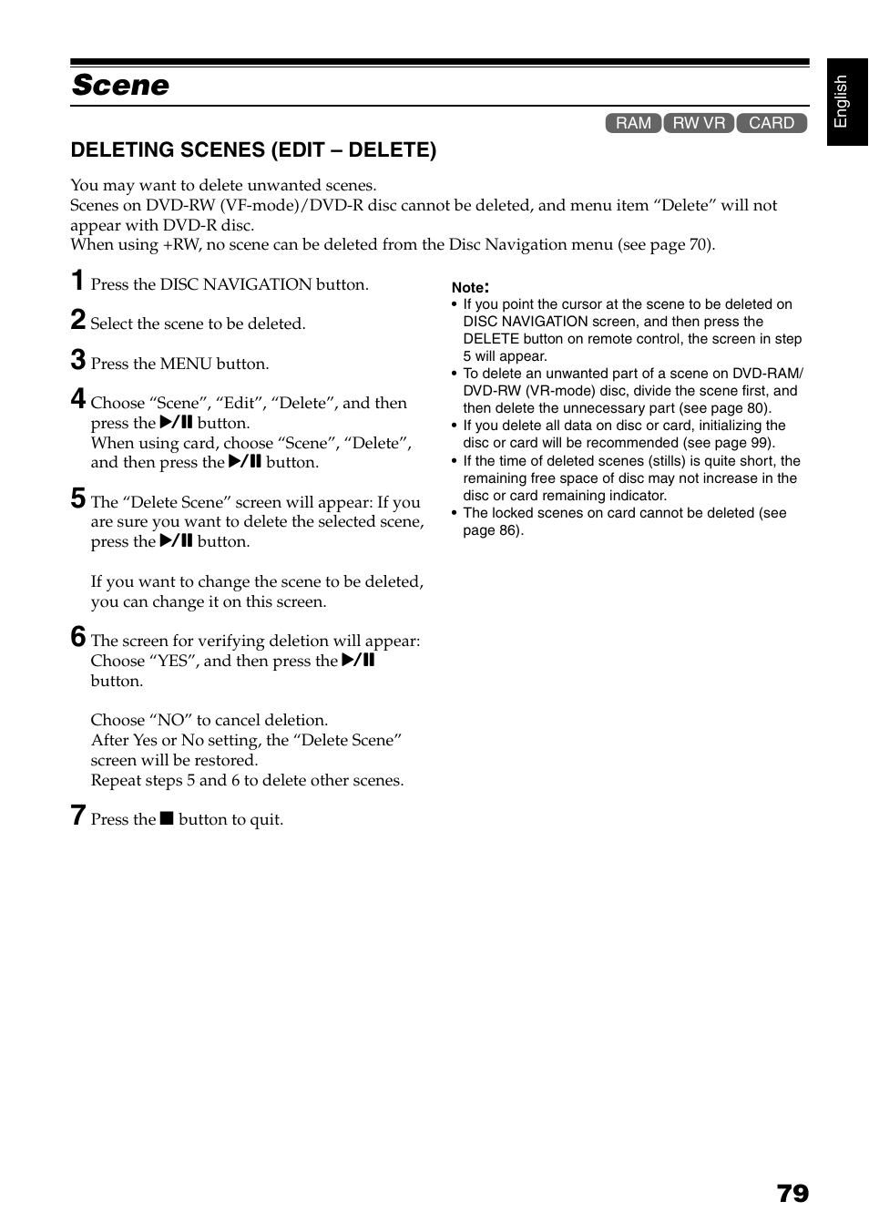 Scene | Hitachi DZ-B35A User Manual | Page 79 / 167