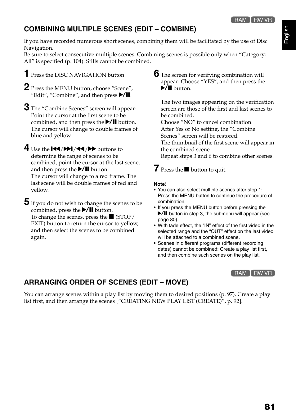 Hitachi DZ-B35A User Manual | Page 81 / 167
