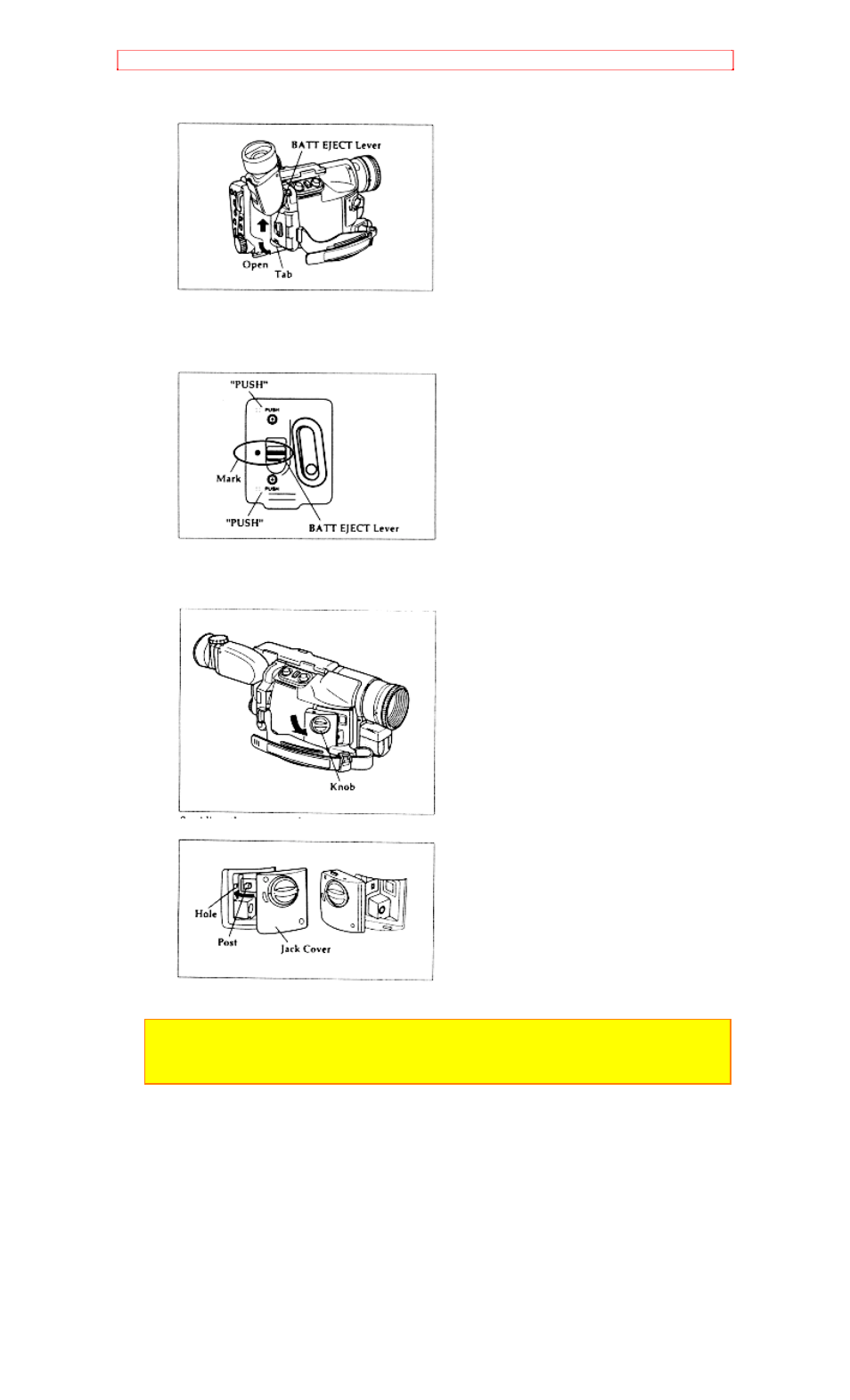 How to open and close the jack cover | Hitachi VM-H71A User Manual | Page 16 / 69