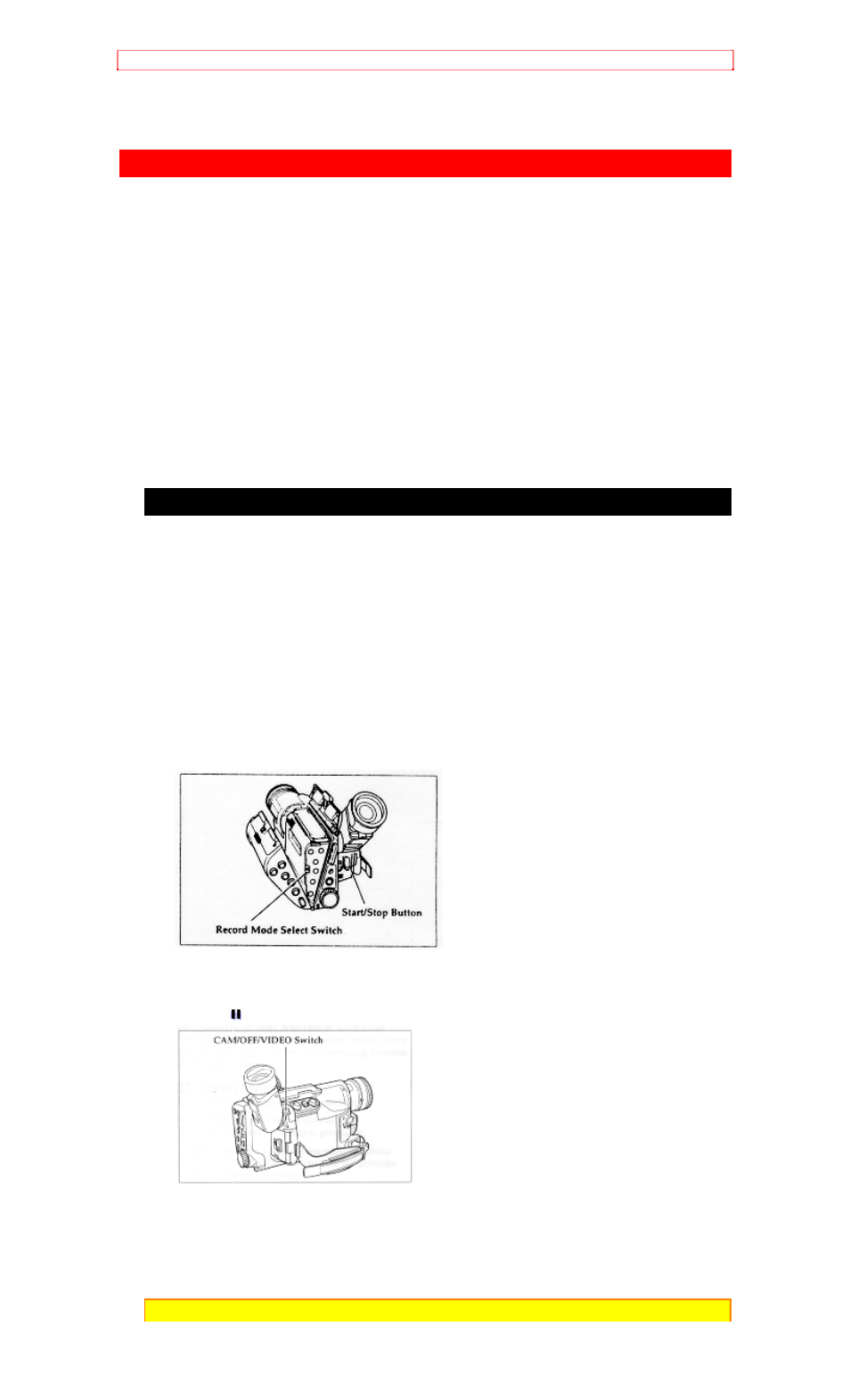 Basic techniques, Making a basic recording | Hitachi VM-H71A User Manual | Page 36 / 69