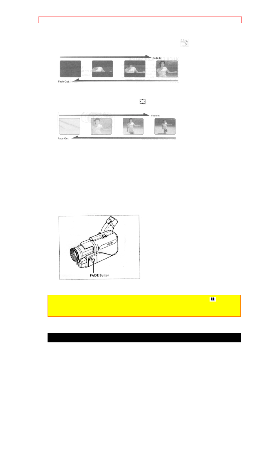 Fading in fading out using instant review | Hitachi VM-H71A User Manual | Page 45 / 69
