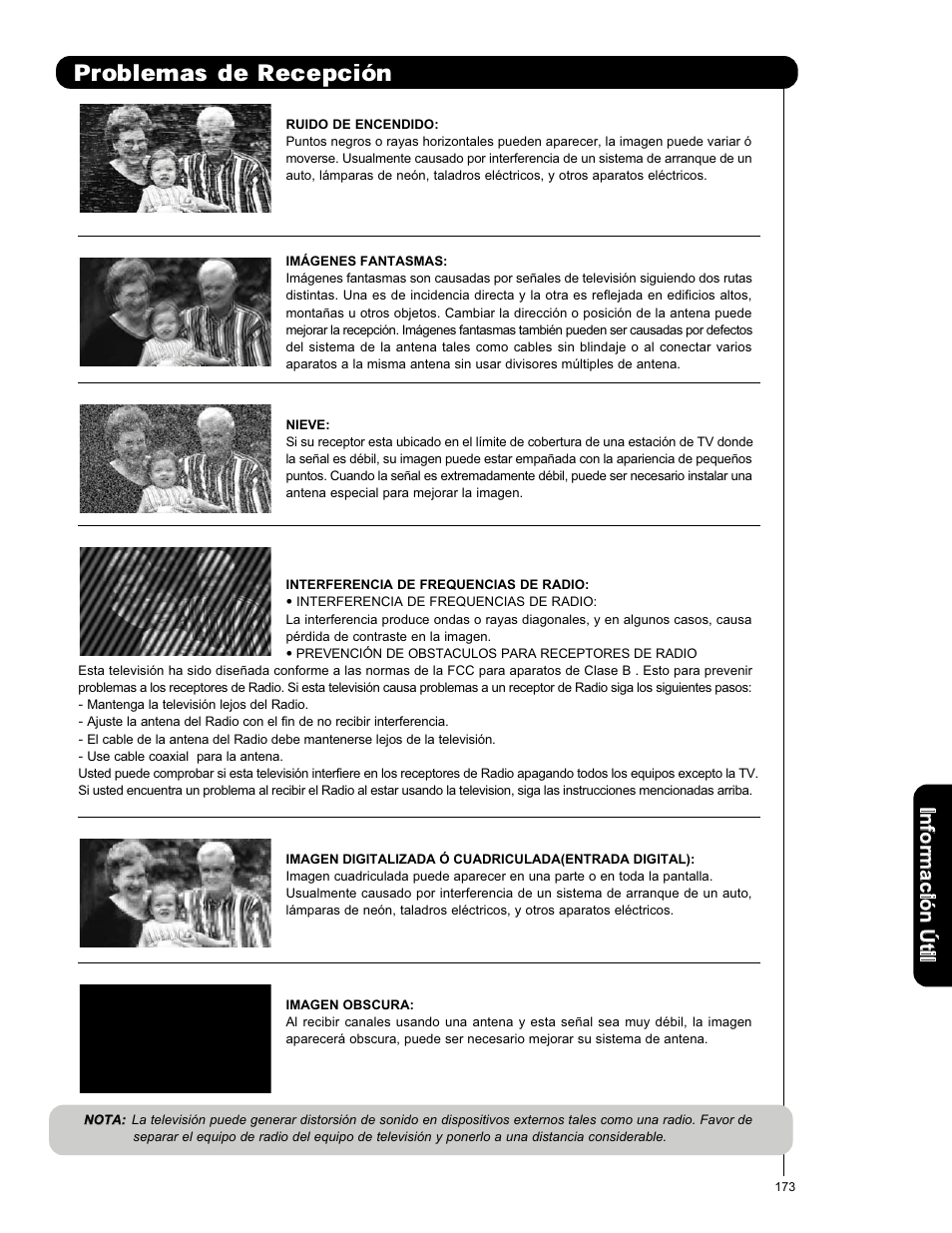 Problemas de recepci | Hitachi P50X901 User Manual | Page 173 / 192