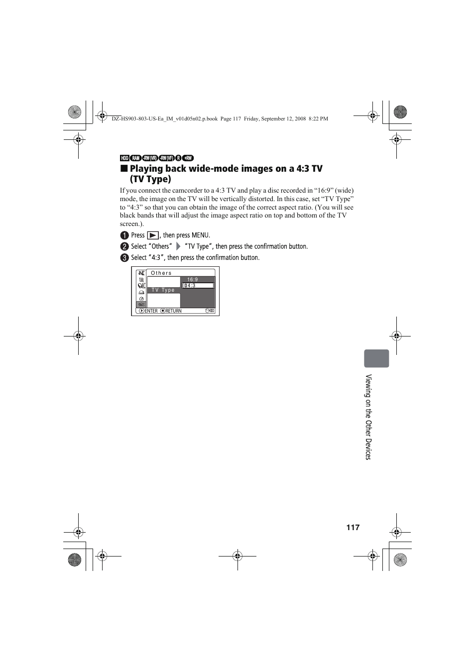 Hitachi DZ-HS803A User Manual | Page 117 / 191