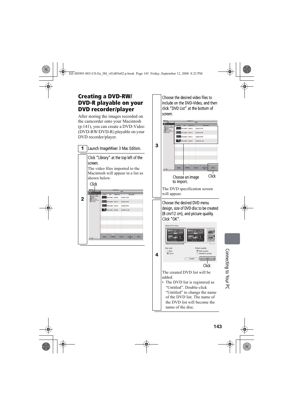 Hitachi DZ-HS803A User Manual | Page 143 / 191