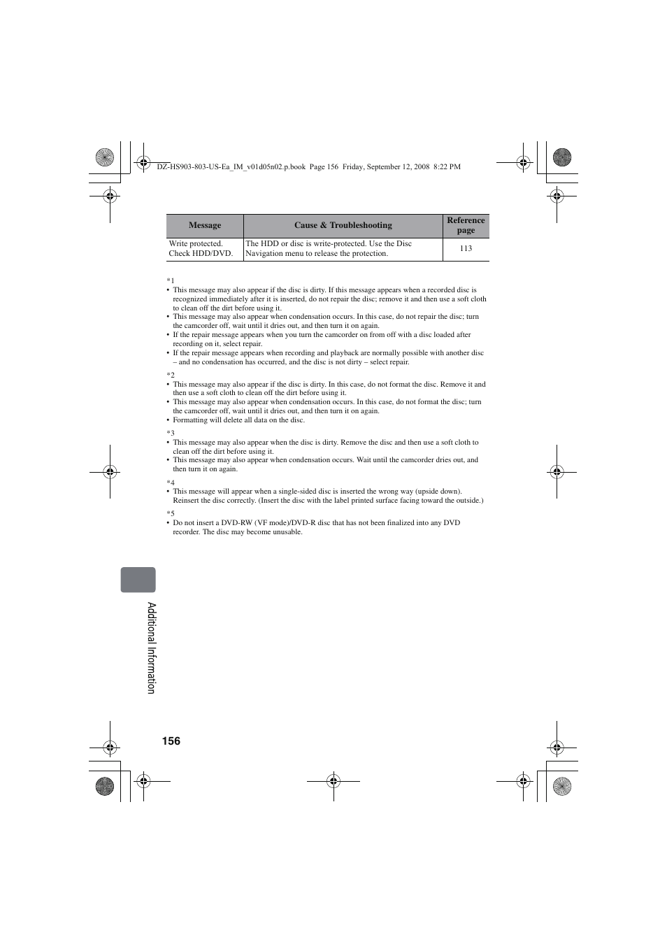 Hitachi DZ-HS803A User Manual | Page 156 / 191