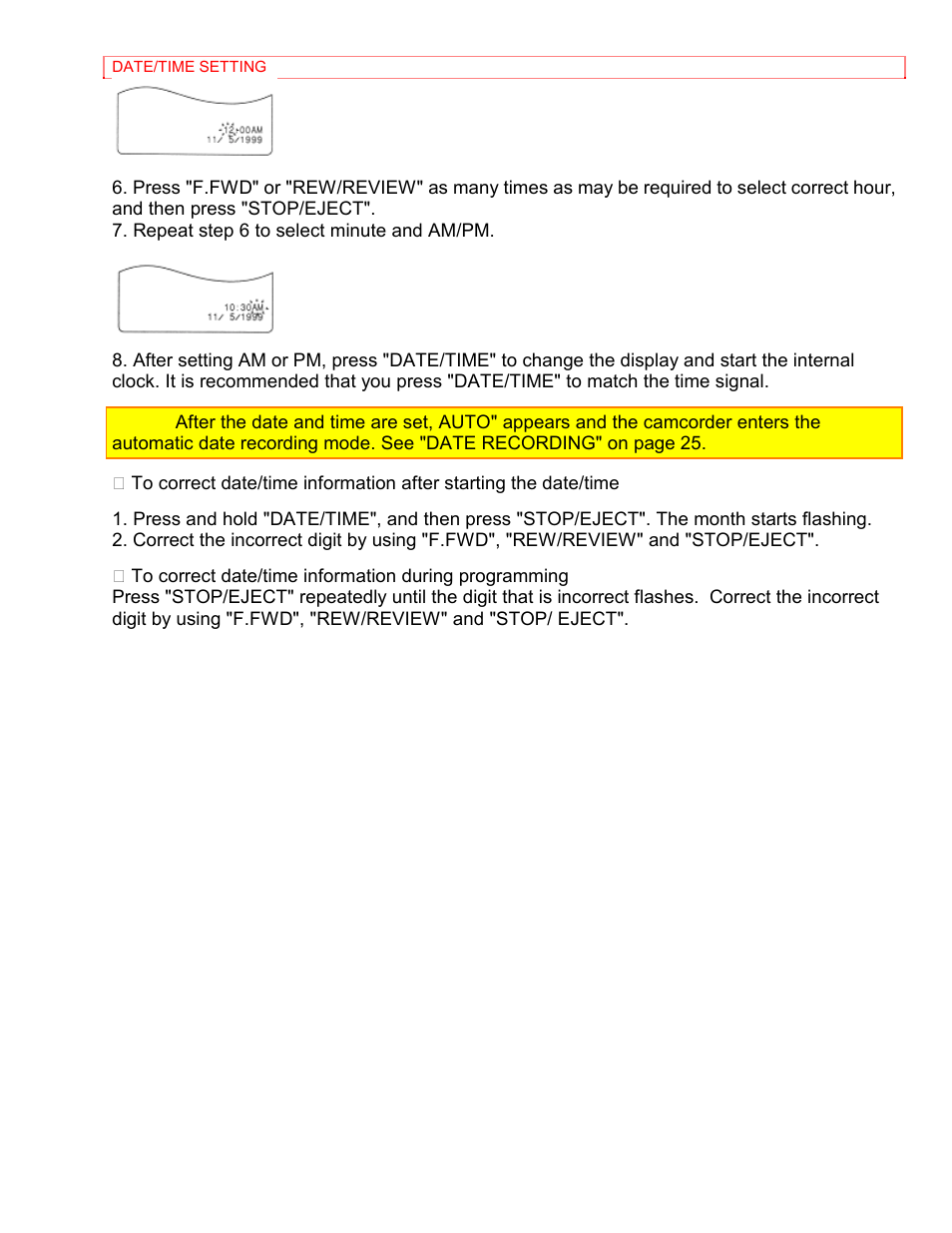 Hitachi VM-8400LA User Manual | Page 28 / 63