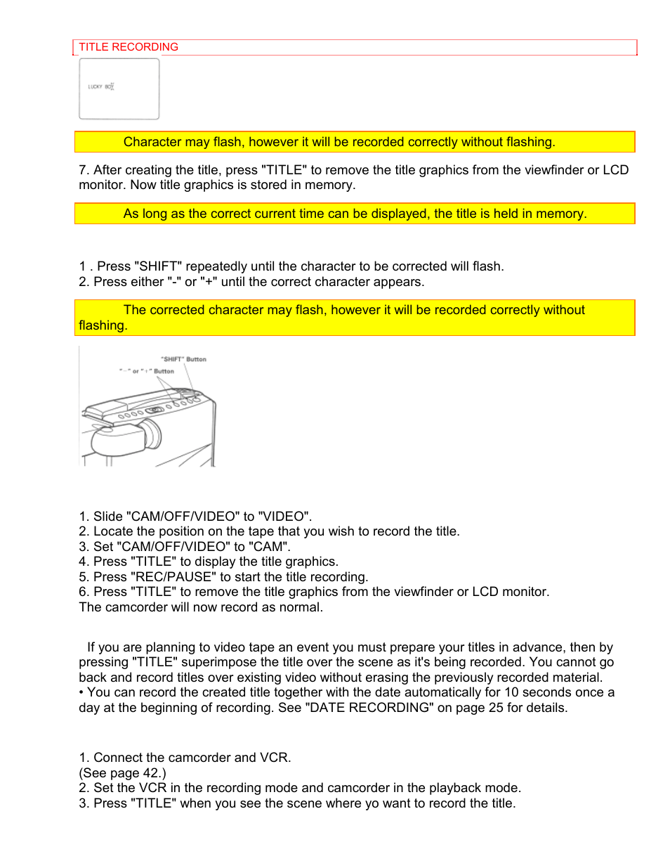Hitachi VM-8400LA User Manual | Page 44 / 63