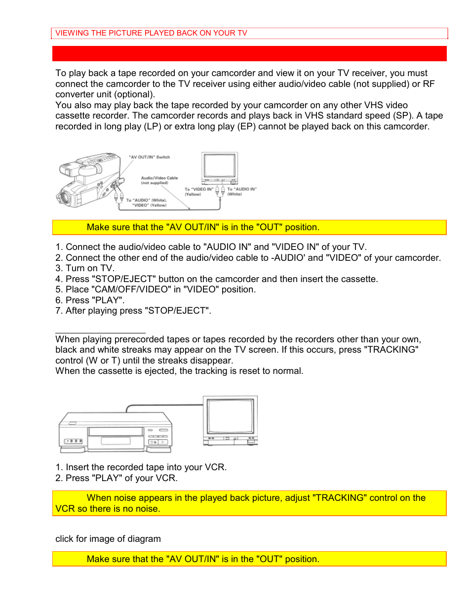 Viewing the picture played back on your tv | Hitachi VM-8400LA User Manual | Page 50 / 63